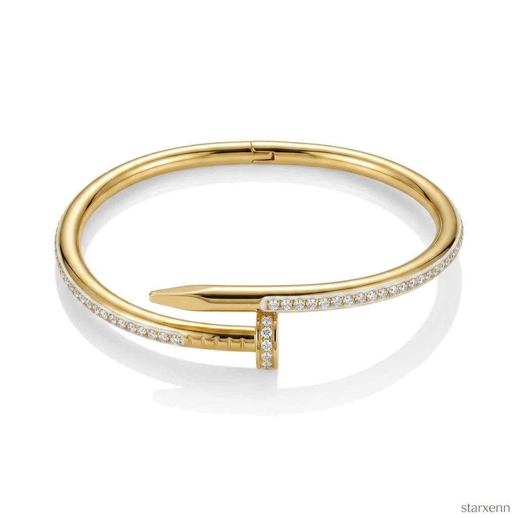 Çivi 18k gold kaplama şık görünüm